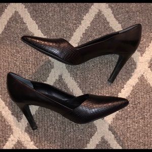 Franco Sarto Croc Embossed Pump